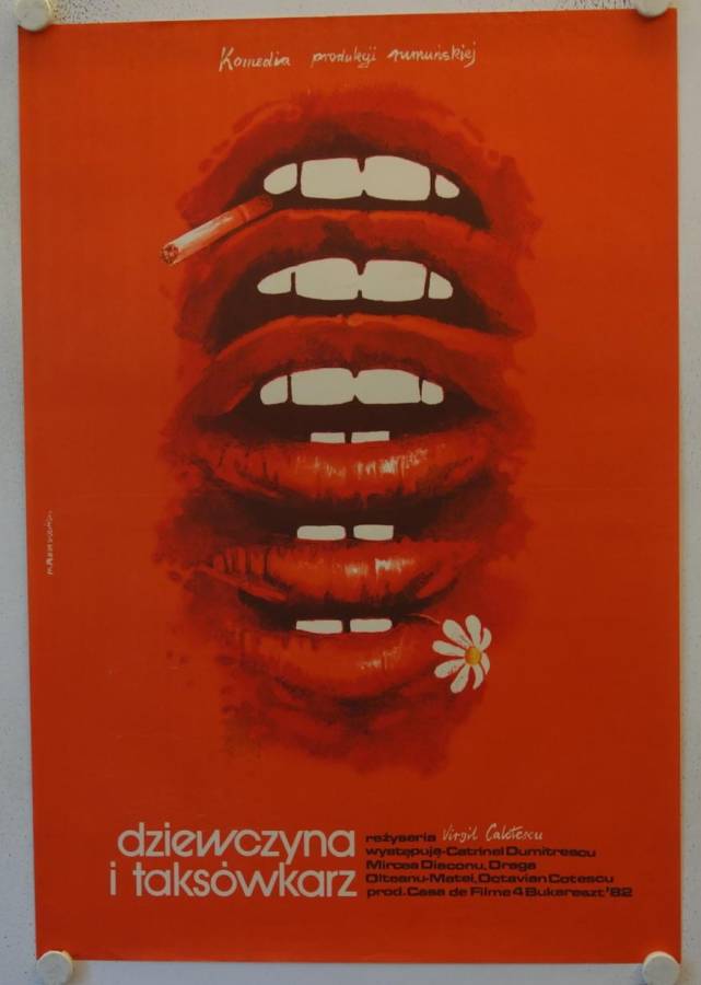 Ausweis für Bukarest originales polnisches Filmplakat